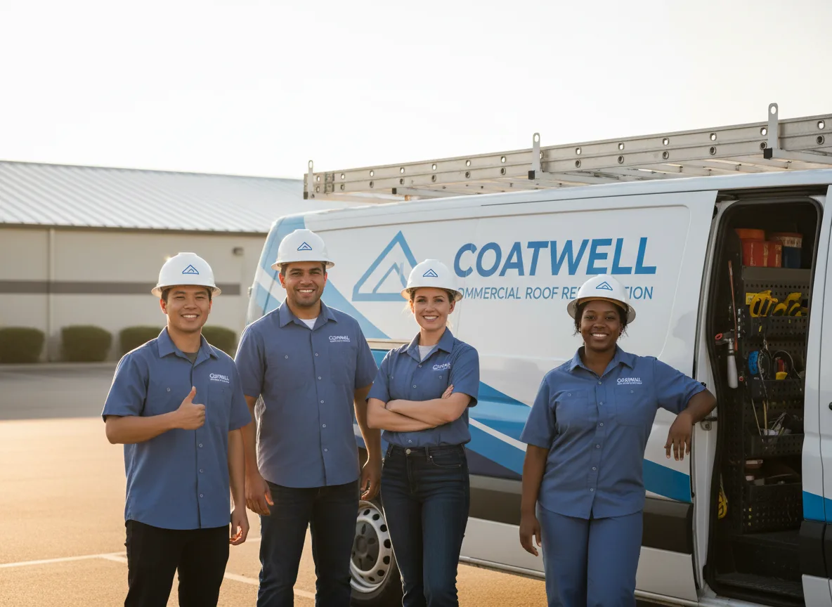 Commercial roof coating company in Hartford, KS